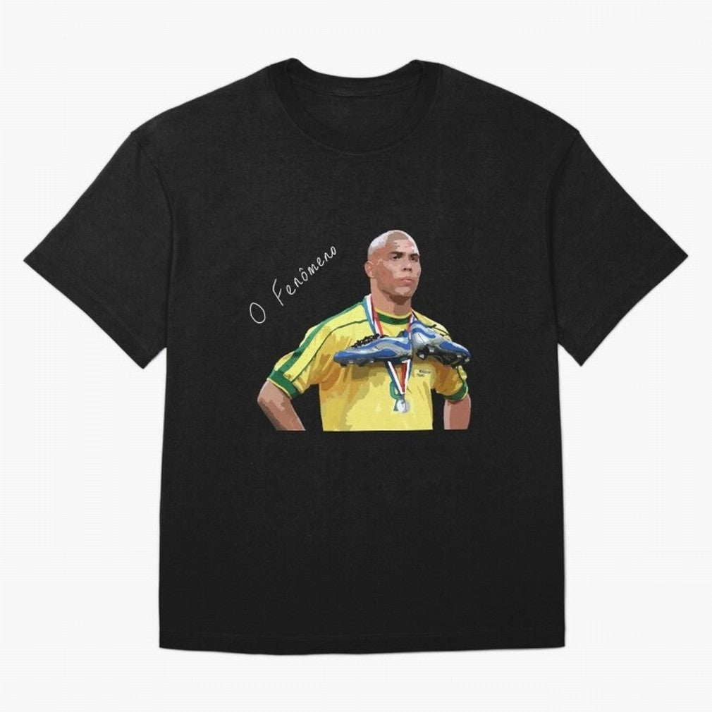 Ronaldo Il Fenomeno Oversized T-Shirt Honor Football Greatness during the FIFA World Cup 2026 Journey through CR7 Highlights, Germany Pride, Match Day Excitement, Supporter Culture, Golden Goals and Global Football Passion; Made for Die Hard