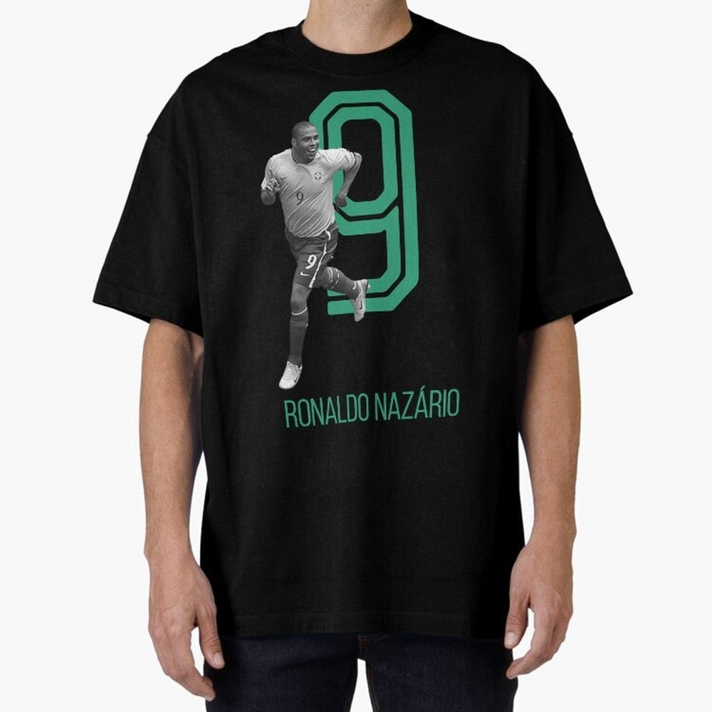 Ronaldo Naz¨¢rio Retro Oversized T-Shirt Turn Football Passion into FIFA World Cup 2026 Group Stage with Cristiano Ronaldo, Argentina and Brazil Energy, Goal Celebration Energy, Supporter Heritage, Football Icons and Worldwide Tournament Joy; Built
