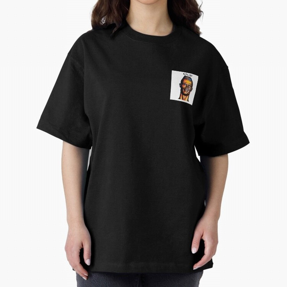 rnldo Oversized T-Shirt Share the Excitement of FIFA World Cup 2026 Spirit, Built around Germany, Cristiano Ronaldo, Haaland and CR7, Stadium Chants, National Pride, Trophy Dreams and Unforgettable Football Memories; Ideal for Football Dads,