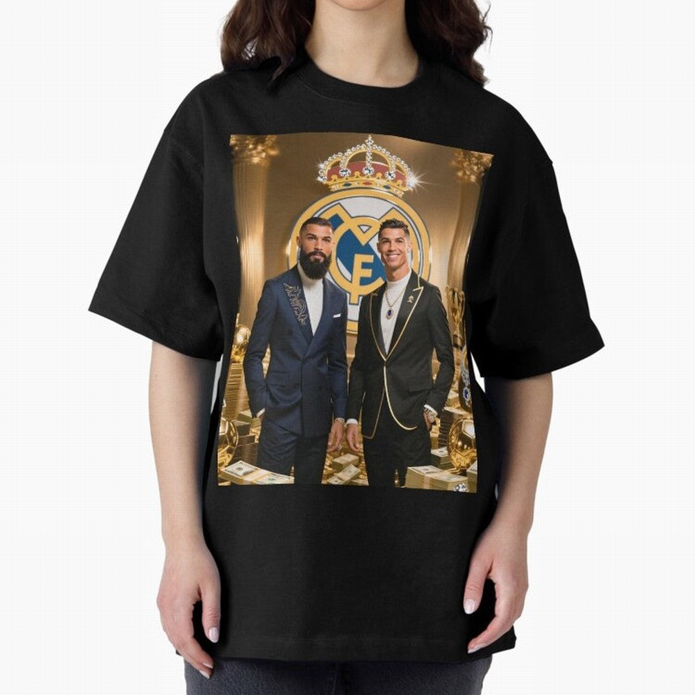 Viking Stars Oversized T-Shirt Celebrate Supporters United by FIFA World Cup 2026 Spirit, Celebrating Argentina, Cristiano Ronaldo, Haaland and CR7, Global Supporter Spirit, Legendary Goals, National Colors and Tournament Celebration; Great for