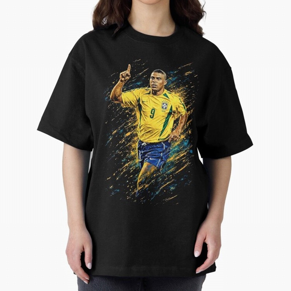 R9 Ronaldo Football Legend Oversized T-Shirt Celebrate the Stars of FIFA World Cup 2026 with Messi and Cristiano Ronaldo, Argentina and Brazil Energy, Game Day Rituals, Football Legends, Country Pride and the Road to the Final; Created for Match