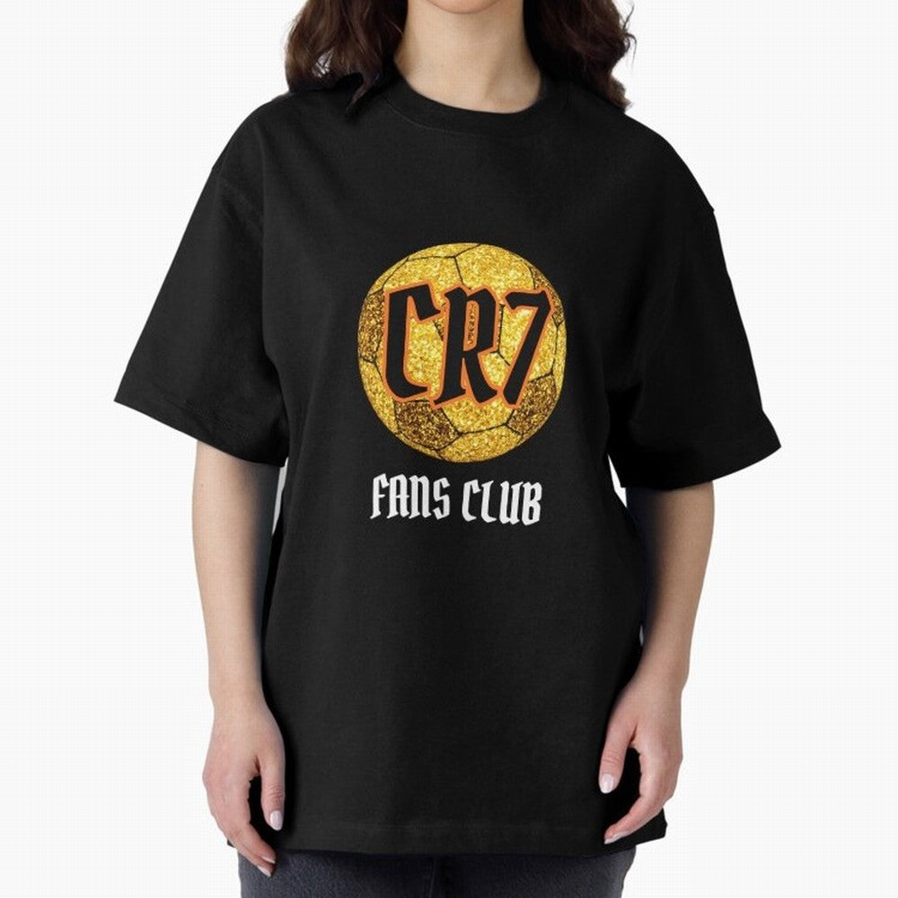 CR7 BLK 2 Oversized T-Shirt Discover FIFA World Cup 2026 Group Stage for Fans of Neymar and Argentina, France and Brazil, Bringing Football History, Final Match Energy, Crowd Noise and Once in a Lifetime Moments; Made for Collectors Who Enjoy