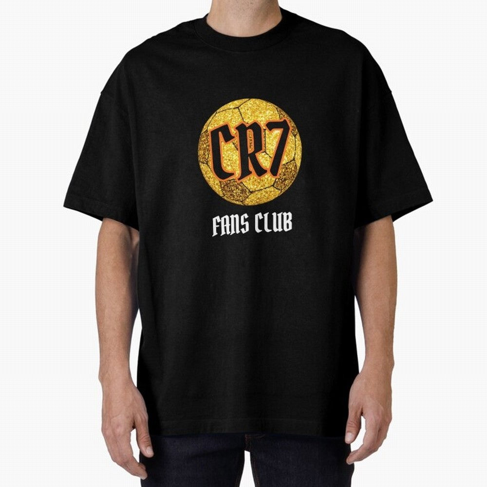 CR7 BLK 2 Oversized T-Shirt Discover FIFA World Cup 2026 Group Stage for Fans of Neymar and Argentina, France and Brazil, Bringing Football History, Final Match Energy, Crowd Noise and Once in a Lifetime Moments; Made for Collectors Who Enjoy