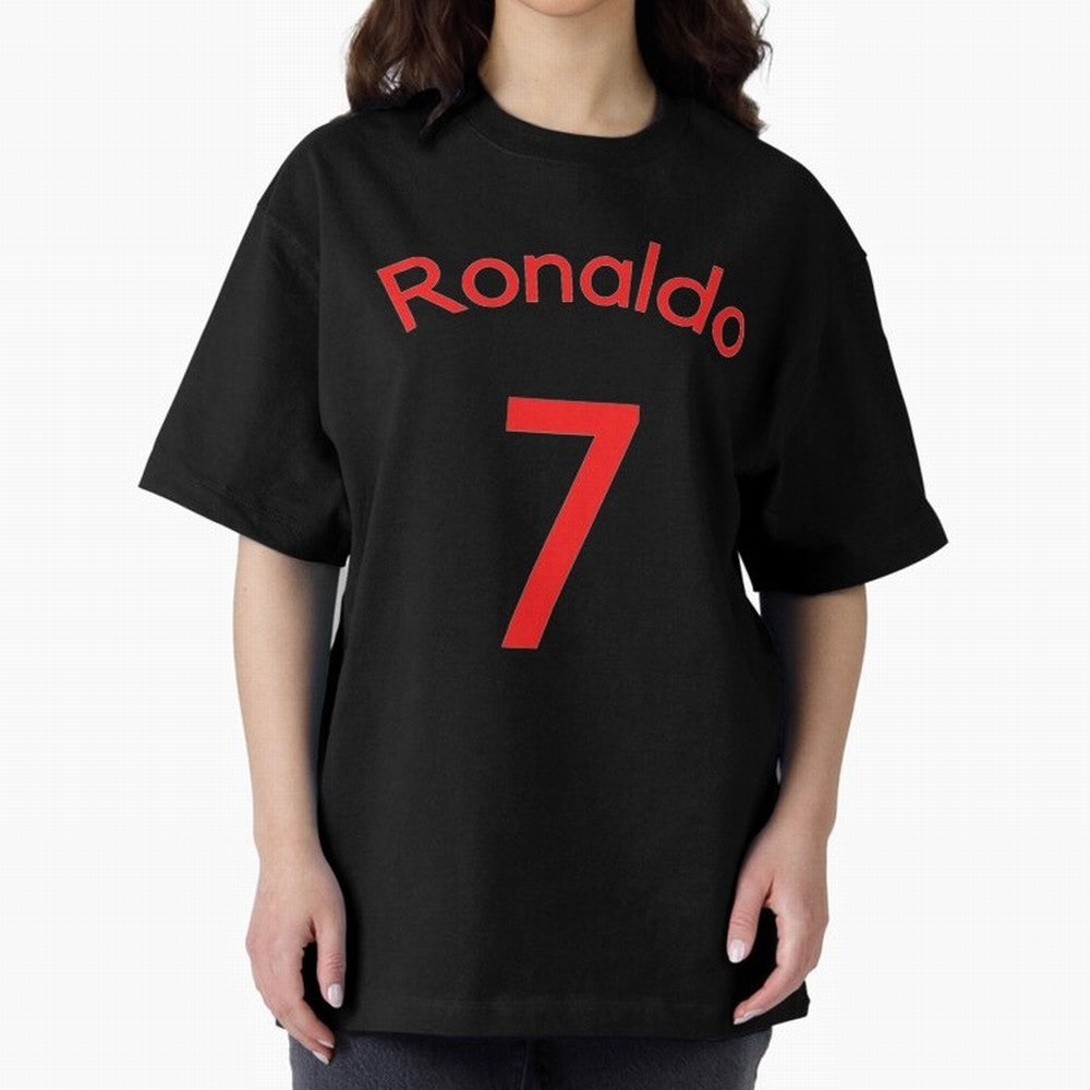Ronaldo Manchester United Oversized T-Shirt Celebrate Soccer Greatness during the FIFA World Cup 2026 USA Canada Mexico Journey through Cristiano Ronaldo, Haaland and CR7 Highlights, Portugal, Spain and Germany Pride, Football History, Final Match