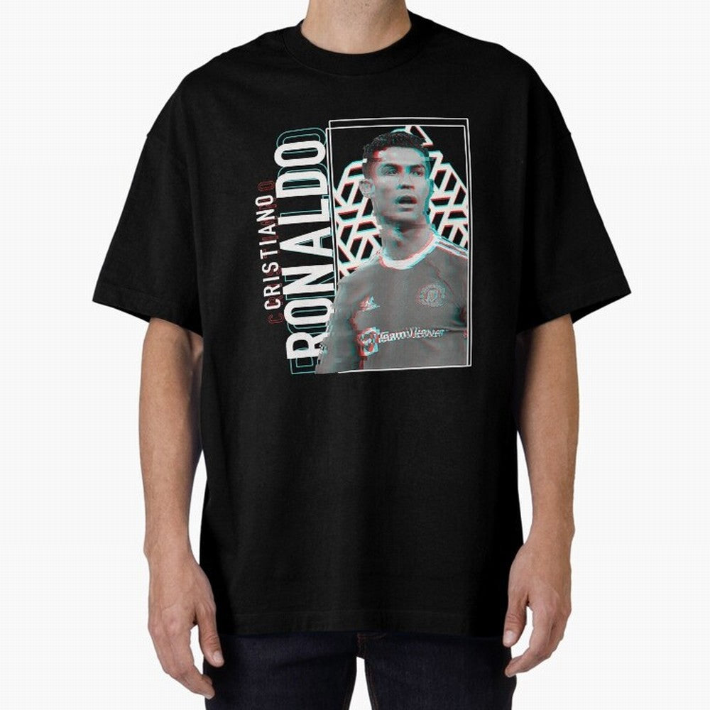 Cristiano Ronaldo sport Oversized T-Shirt Show Your Tournament Heart for FIFA World Cup 2026 USA Canada Mexico for Fans of Mbappe and Spain and Netherlands, Bringing Game Day Rituals, Football Legends, Country Pride and the Road to the Final; Made