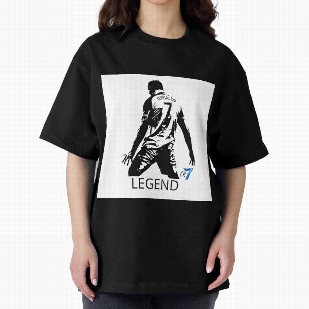 RONALDO legend CR7 Oversized T-Shirt Showcase FIFA World Cup 2026 Spirit, Driven by Argentina and Brazil, Neymar, Haaland and Cristiano Ronaldo, Sports Nostalgia, International Competition, Famous Players and Unforgettable Victories; Made for Die