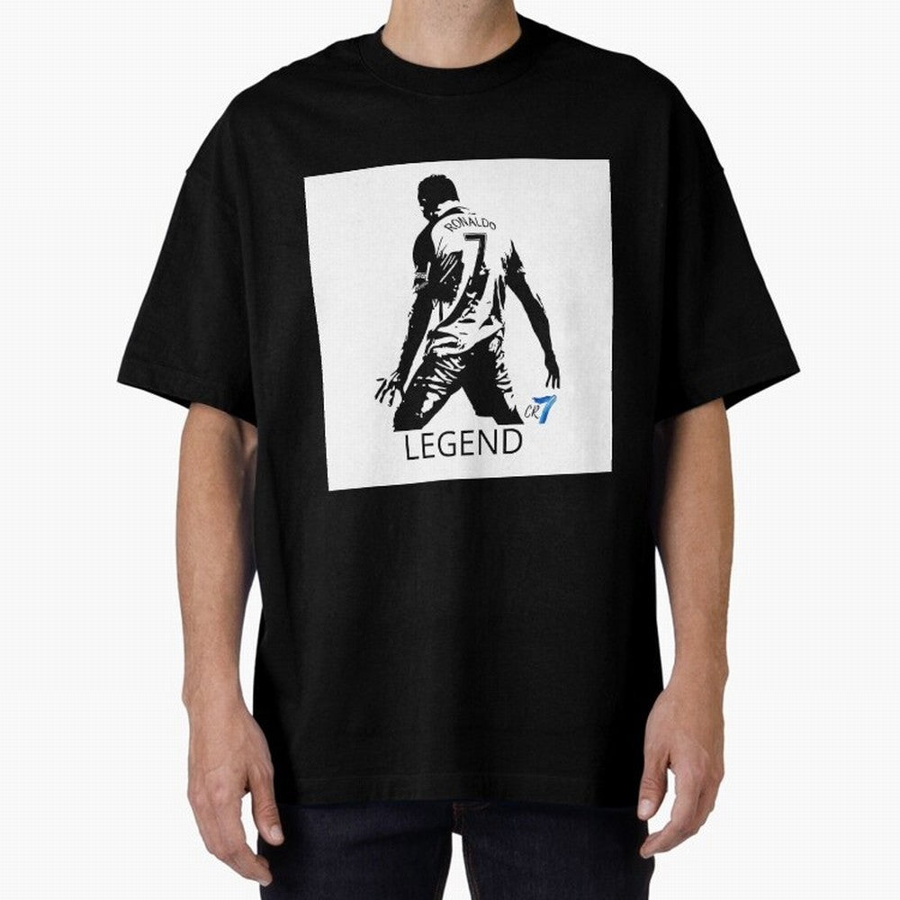 RONALDO legend CR7 Oversized T-Shirt Showcase FIFA World Cup 2026 Spirit, Driven by Argentina and Brazil, Neymar, Haaland and Cristiano Ronaldo, Sports Nostalgia, International Competition, Famous Players and Unforgettable Victories; Made for Die