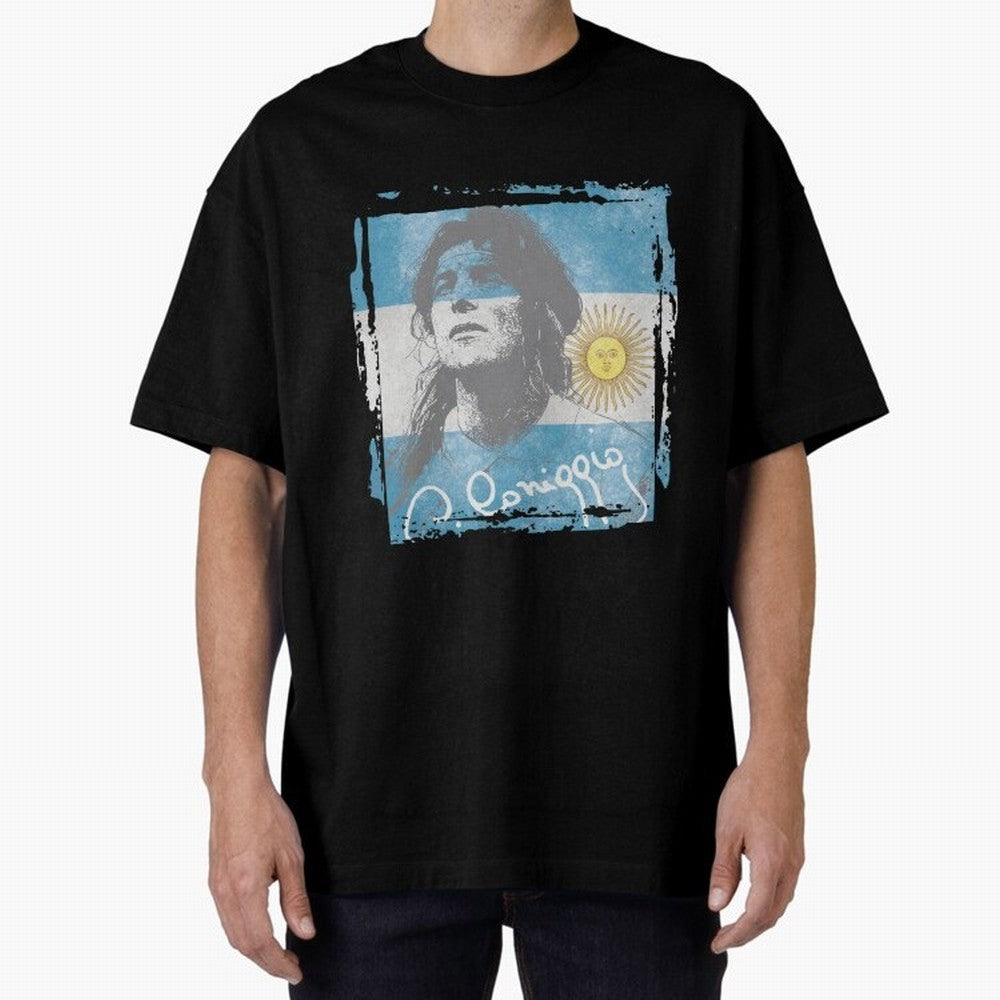 Claudio Caniggia Oversized T-Shirt Celebrate Global Passion for FIFA World Cup 2026 Centered on Messi and Cristiano Ronaldo, Spain Energy, Worldwide Fan Energy, Dramatic Goals, Stadium Lights and Championship Celebrations; Ideal for Fans Who Follow