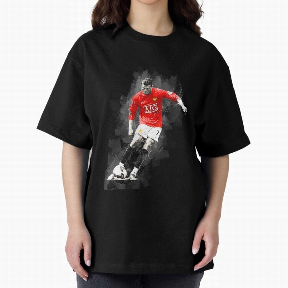 Cristiano Ronaldo gift Oversized T-Shirt Turn Up for FIFA World Cup 2026 Built around Messi and Cristiano Ronaldo, Argentina and Brazil Energy, Goal Celebration Energy, Supporter Heritage, Football Icons and Worldwide Tournament Joy; Made for Die
