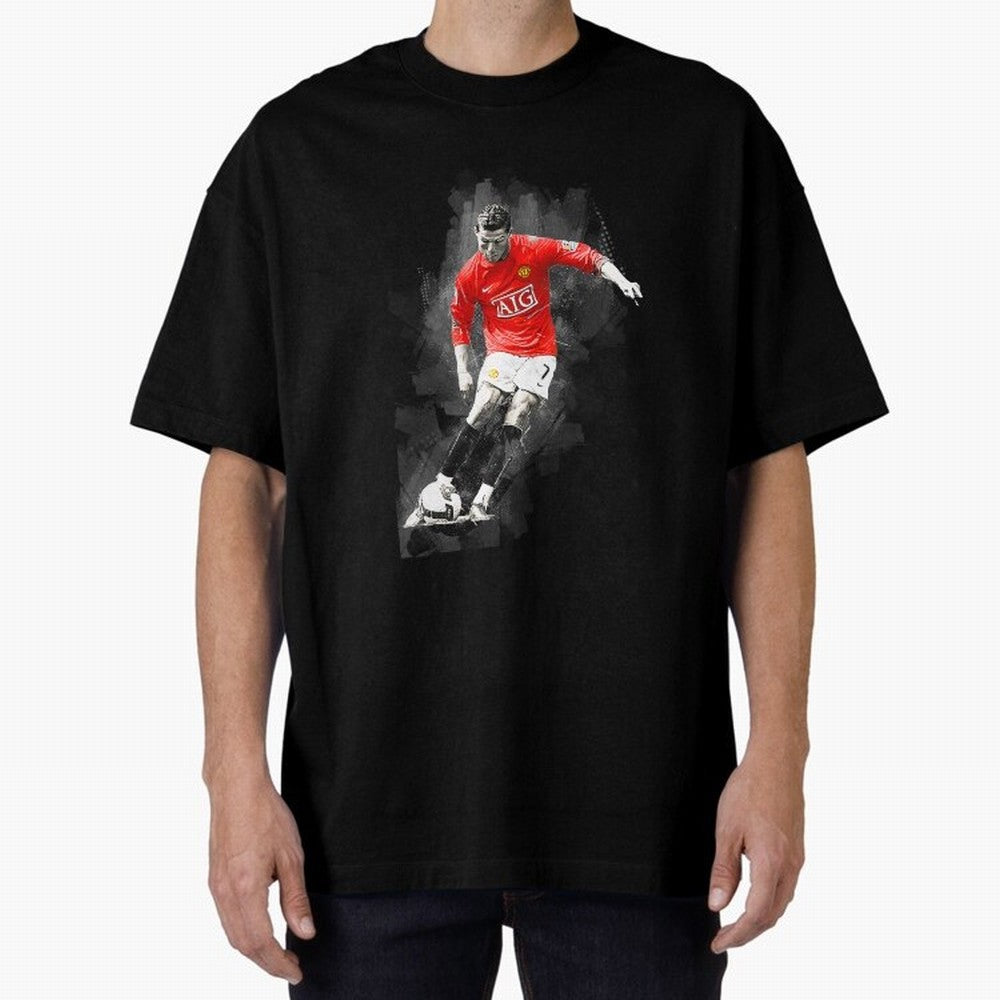 Cristiano Ronaldo gift Oversized T-Shirt Turn Up for FIFA World Cup 2026 Built around Messi and Cristiano Ronaldo, Argentina and Brazil Energy, Goal Celebration Energy, Supporter Heritage, Football Icons and Worldwide Tournament Joy; Made for Die