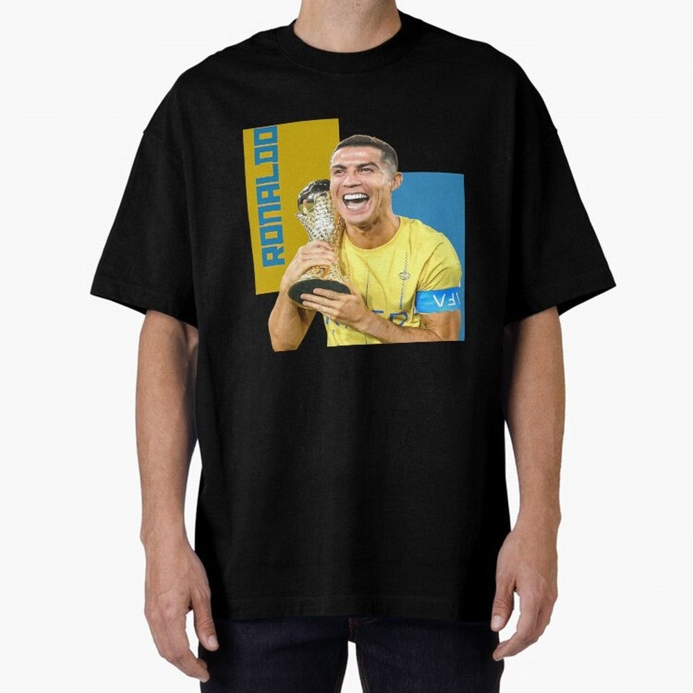 Ronaldo Oversized T-Shirt Showcase FIFA World Cup 2026 Spirit, Built around Argentina and Brazil, Mbappe and Neymar, Championship Spirit, Famous Goals, Roaring Crowds and International Football Unity; Built for Supporters Chasing Trophy Dreams,