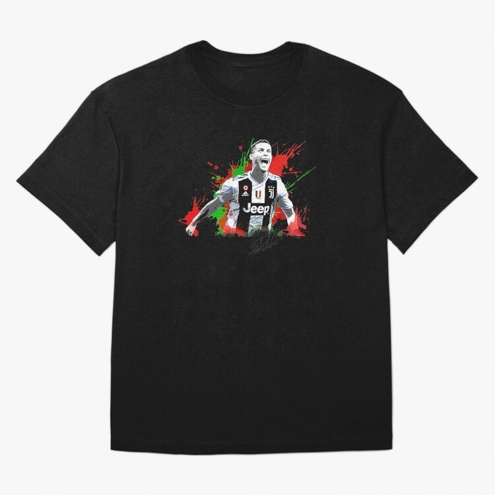 Cristiano Ronaldo Fan Oversized T-Shirt Back Your Heroes with Global Football Passion for FIFA World Cup 2026 USA Canada Mexico, Capturing Cristiano Ronaldo, Haaland and CR7, Argentina and Brazil, Global Supporter Spirit, Legendary Goals, National