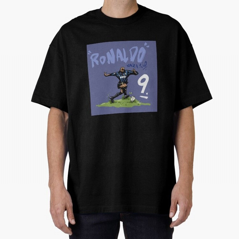 Ronaldo Nazario. Oversized T-Shirt Relive the Noise and Pride of the FIFA World Cup 2026 USA Canada Mexico Journey through Cristiano Ronaldo Highlights, England and Germany Pride, Tournament Hype, Historic Matchups, Family Viewing Parties and