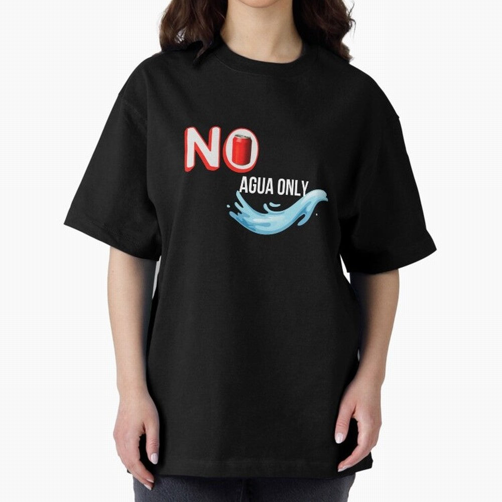 Cristiano Ronaldo - No Soda Coca Drink Agua Water Only Oversized T-Shirt Support the Legends of Match Day Hype around FIFA World Cup 2026 USA Canada Mexico, Messi, England, France and Netherlands, Football Passion, Legendary Performances, Festival
