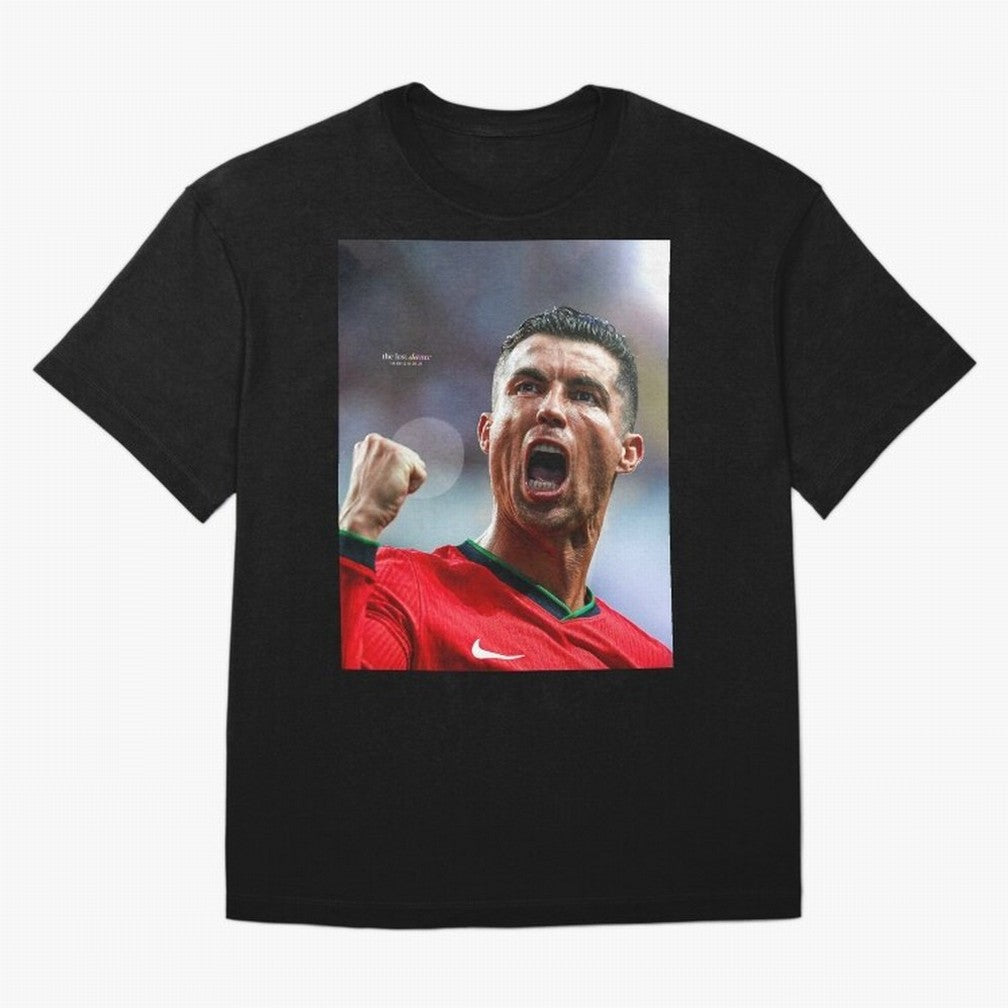 CR7: The Eternal GOAT Oversized T-Shirt Celebrate Soccer Greatness during FIFA World Cup 2026 for Fans of Cristiano Ronaldo and France, Bringing Football Festival Excitement, Trophy Ambitions, Country Rivalries and Star Player Buzz; Created for