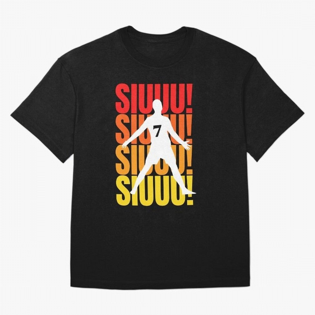Christiano Ronaldo Siuuu Oversized T-Shirt Carry the Dream of FIFA World Cup 2026 Spirit, Inspired by France, CR7, Football History, Final Match Energy, Crowd Noise and Once in a Lifetime Moments; Ideal for Fans Who Follow Messi, Cristiano Ronaldo,