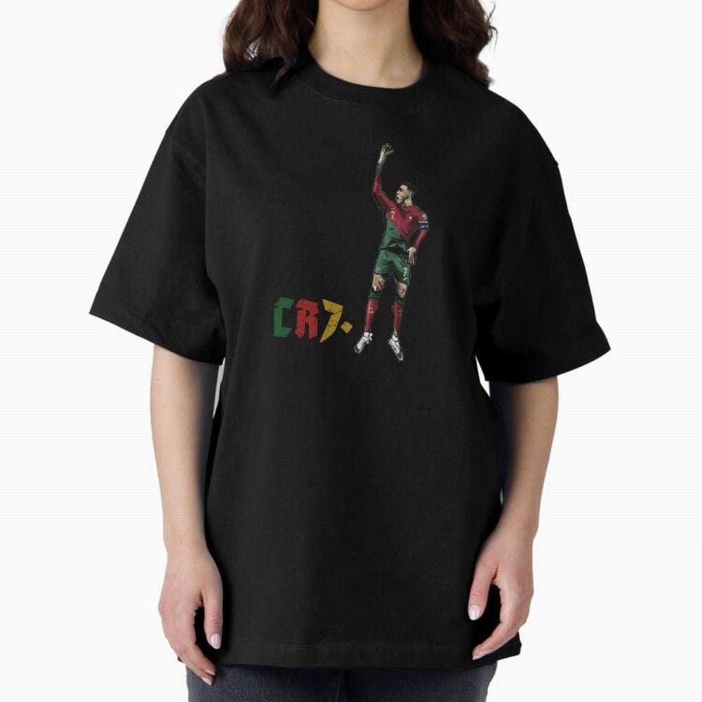 CR7. Oversized T-Shirt Spotlight FIFA World Cup 2026 Spirit, Capturing Spain and Netherlands, Messi, Neymar and Mbappe, Football History, Final Match Energy, Crowd Noise and Once in a Lifetime Moments; Ideal for Fans Who Follow Messi, Cristiano