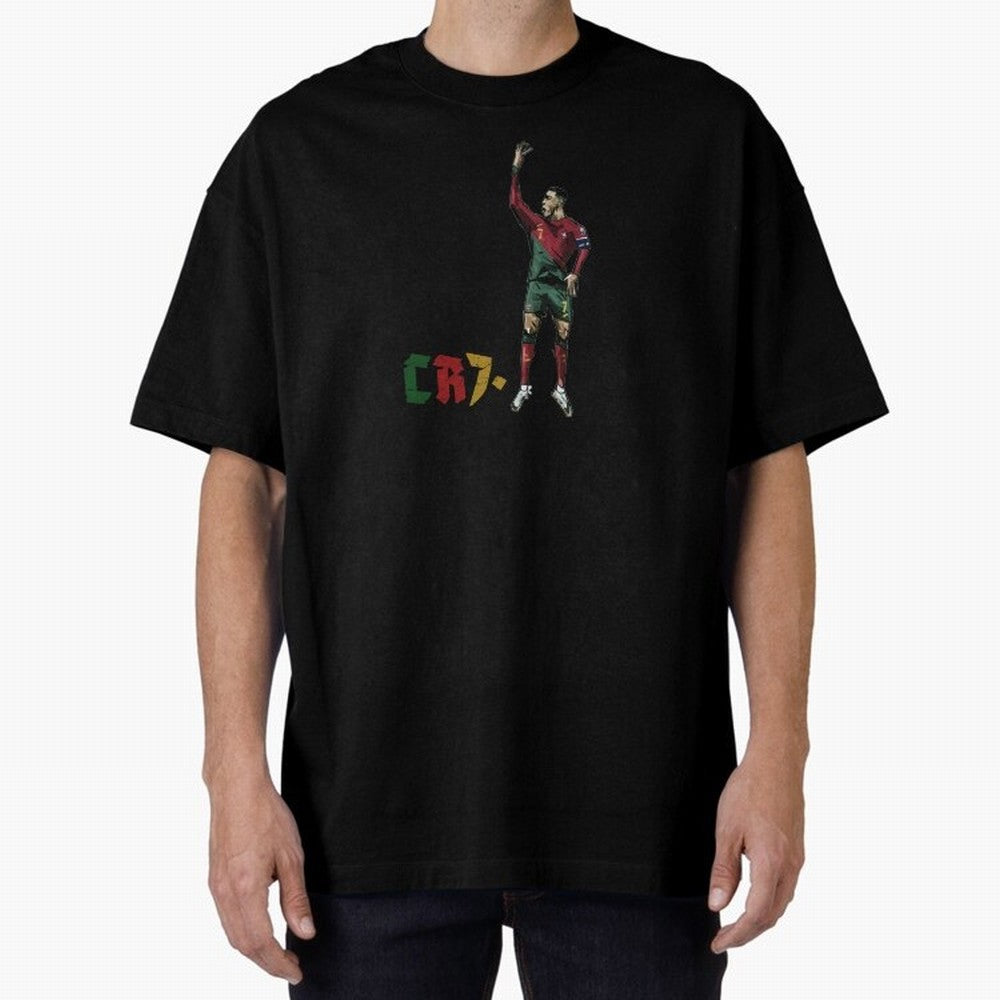 CR7. Oversized T-Shirt Spotlight FIFA World Cup 2026 Spirit, Capturing Spain and Netherlands, Messi, Neymar and Mbappe, Football History, Final Match Energy, Crowd Noise and Once in a Lifetime Moments; Ideal for Fans Who Follow Messi, Cristiano