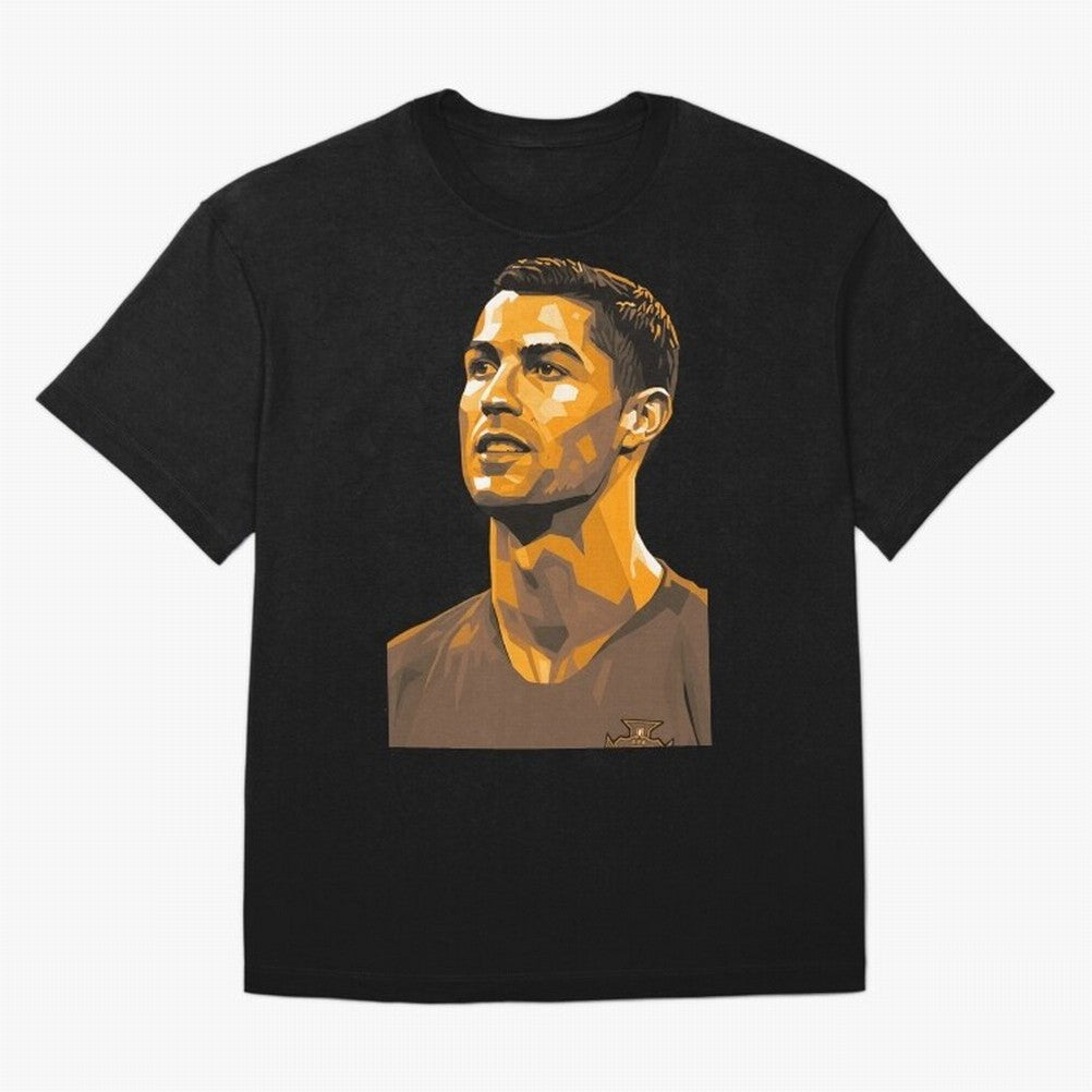 Ronaldo Oversized T-Shirt Celebrate the Stars of FIFA World Cup 2026 USA Canada Mexico for Fans of Messi and Germany, Bringing Football Festival Excitement, Trophy Ambitions, Country Rivalries and Star Player Buzz; Ideal for Passionate Fans Who