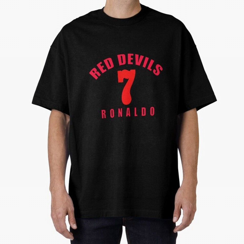 Cristiano Ronaldo Manchester United Oversized T-Shirt Join Supporters Worldwide for FIFA World Cup 2026 USA Canada Mexico Spirit, with Spain, Neymar, Football History, Final Match Energy, Crowd Noise and Once in a Lifetime Moments; Perfect for