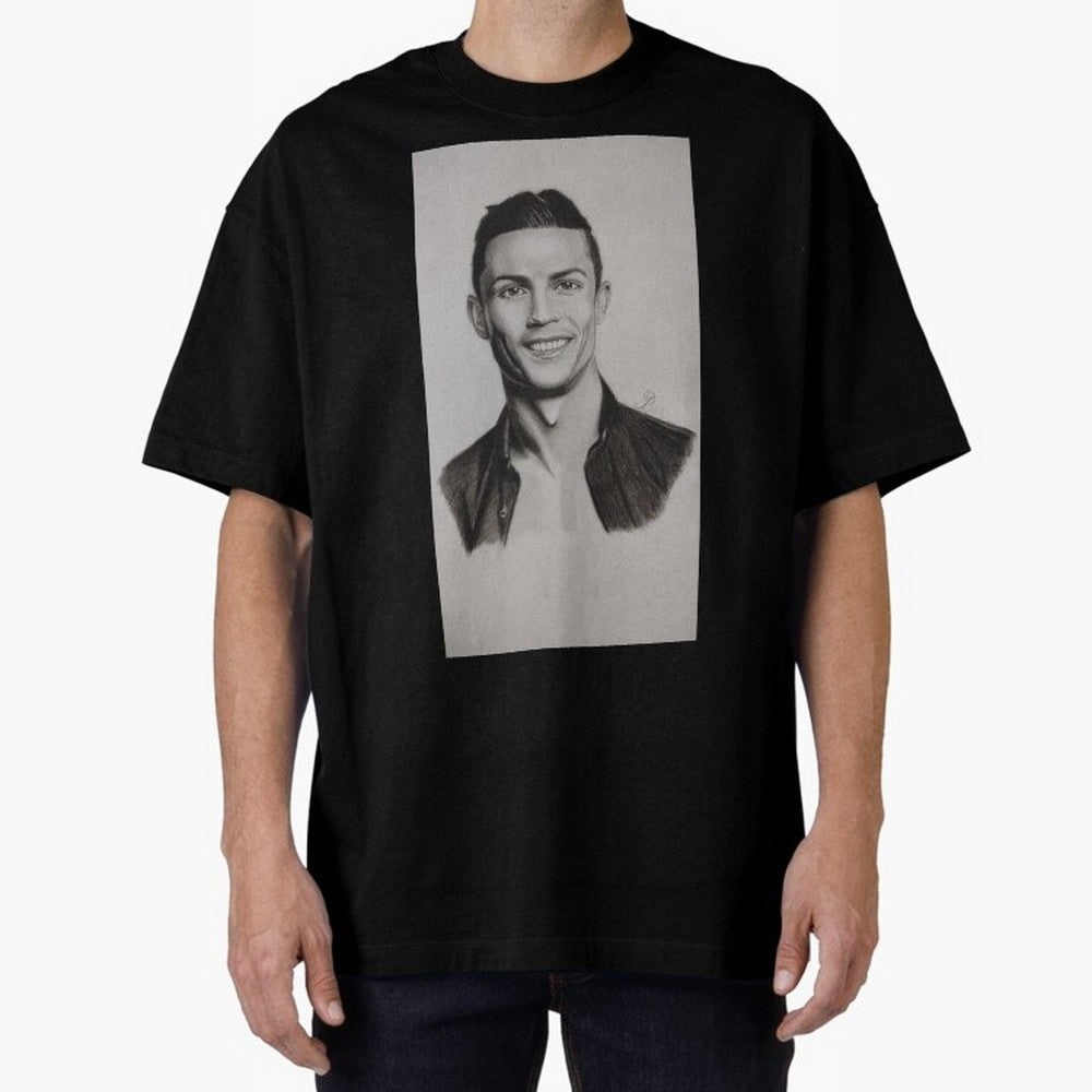 CR7 Oversized T-Shirt Show Your Love for FIFA World Cup 2026 Group Stage Featuring Cristiano Ronaldo, Argentina, France and Brazil Energy, Sports Nostalgia, International Competition, Famous Players and Unforgettable Victories; Perfect for Fans,