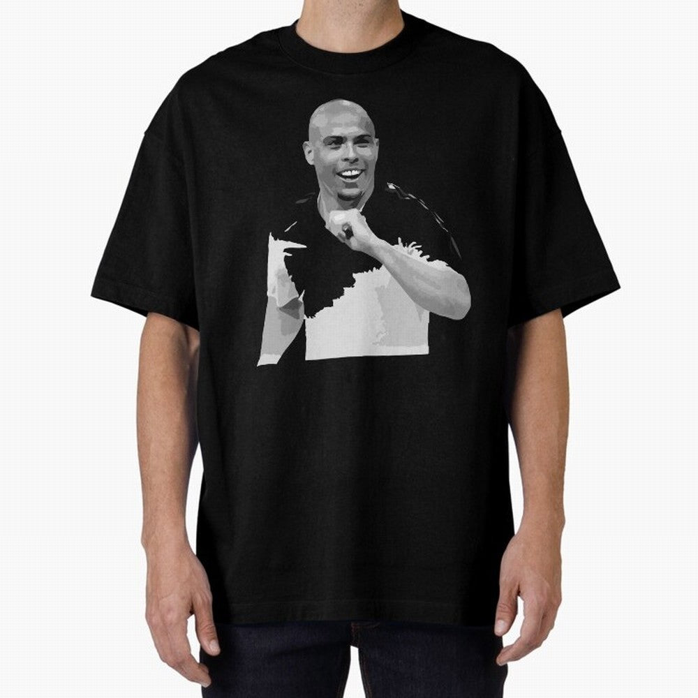 R9 Ronaldo Oversized T-Shirt Celebrate Golden Goal Energy in Match Day Hype around FIFA World Cup 2026 USA Canada Mexico, Messi, Neymar and Mbappe, Portugal, Vintage Soccer Flavor, Modern Football Stars, National Flags and Final Night Emotion;