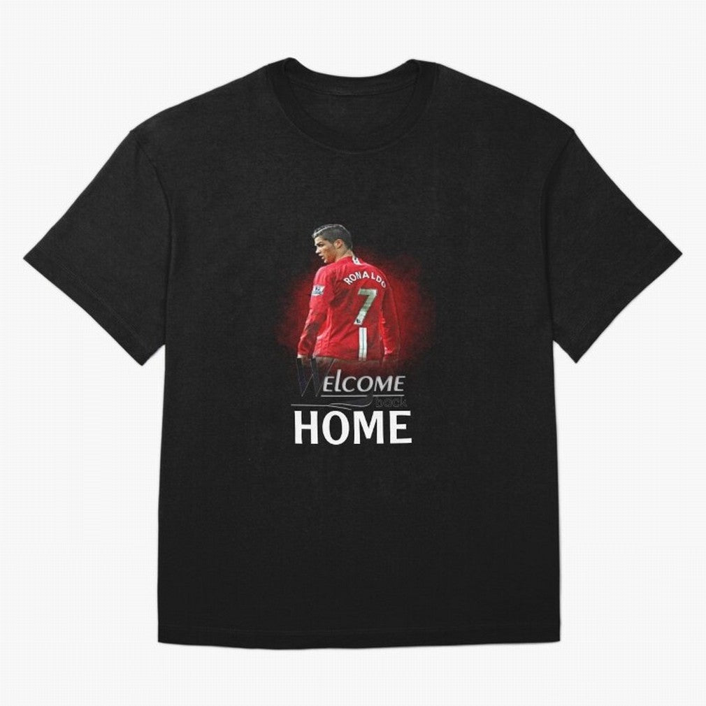 Cristiano Ronaldo welcome back - Manchester Oversized T-Shirt Follow the Road to the FIFA World Cup 2026 USA Canada Mexico Journey through Haaland and Mbappe Highlights, England and Germany Pride, Tournament Hype, Historic Matchups, Family Viewing