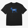 CR7 GOAT Blue Oversized T-Shirt Back the Journey through Match Day Hype around FIFA World Cup 2026 Group Stage, Haaland and Mbappe, Germany, Global Supporter Spirit, Legendary Goals, National Colors and Tournament Celebration; Perfect for People