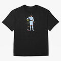Messi and Ronaldo Reunion Illustration Oversized T-Shirt Mark Match Day Hype around FIFA World Cup 2026 Group Stage, Haaland, Spain, Stadium Memories, Football Loyalty, International Chants and Championship Tradition; Built for Supporters Chasing