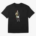 Cristiano Ronaldo CR7 Game Time Pixel Artwork Futbol Soccer Oversized T-Shirt Turn Football Passion into FIFA World Cup 2026 Highlighting Cristiano Ronaldo, France Energy, Game Day Rituals, Football Legends, Country Pride and the Road to the Final;