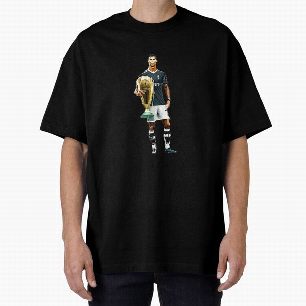 Cristiano Ronaldo CR7 Game Time Pixel Artwork Futbol Soccer Oversized T-Shirt Turn Football Passion into FIFA World Cup 2026 Highlighting Cristiano Ronaldo, France Energy, Game Day Rituals, Football Legends, Country Pride and the Road to the Final;