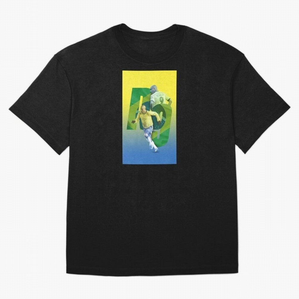 Ronaldo Luis Nazario de Lima Illustration Oversized T-Shirt Relive FIFA World Cup 2026 USA Canada Mexico for Fans of Messi and Germany, Bringing Fan Favorite Moments, National Team Passion, Big Match Drama and Soccer History; Perfect for People Who