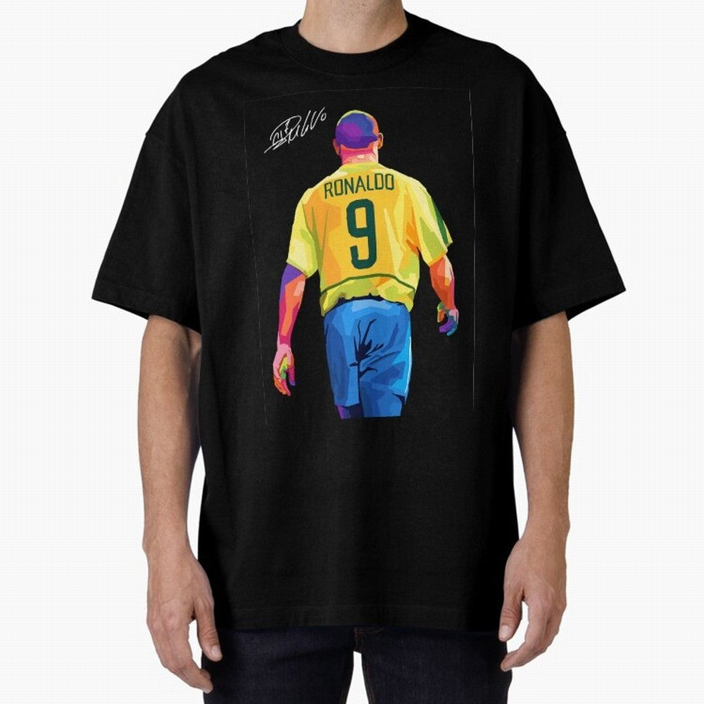 Ronaldo Nazario Oversized T-Shirt Make Memories around FIFA World Cup 2026 Group Stage for Fans of Mbappe and Neymar and Spain, Bringing Football Passion, Legendary Performances, Festival Vibes and Supporter Community; Created for Match Day