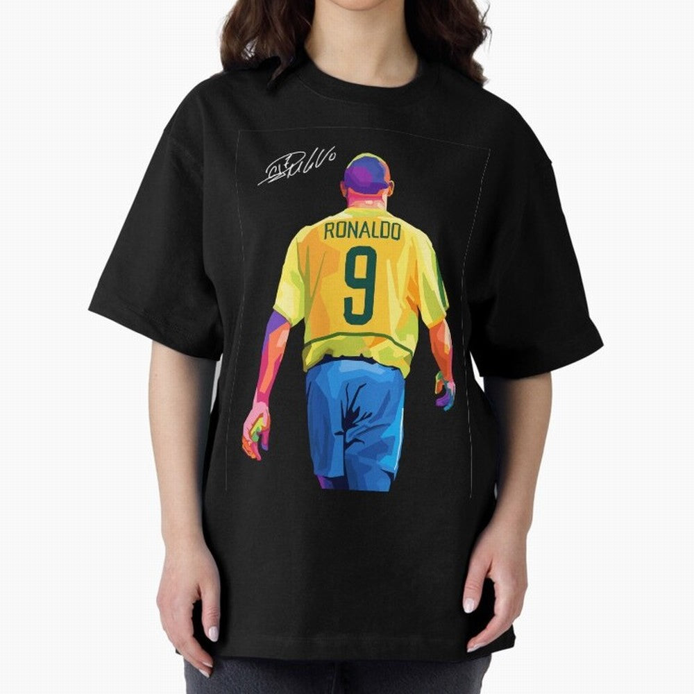 Ronaldo Nazario Oversized T-Shirt Make Memories around FIFA World Cup 2026 Group Stage for Fans of Mbappe and Neymar and Spain, Bringing Football Passion, Legendary Performances, Festival Vibes and Supporter Community; Created for Match Day