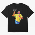 Ronaldo Nazario Pop Art Oversized T-Shirt Celebrate Football Dreams Across FIFA World Cup 2026 for Fans of Mbappe and Neymar and Argentina, France and Brazil, Bringing Fan Favorite Moments, National Team Passion, Big Match Drama and Soccer History;