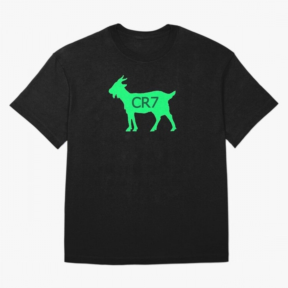 CR7 GOAT Saudi Arabia Green Oversized T-Shirt Treasure Match Day Hype around FIFA World Cup 2026 Group Stage, Cristiano Ronaldo, Spain and Netherlands, Sports Nostalgia, International Competition, Famous Players and Unforgettable Victories; Ideal