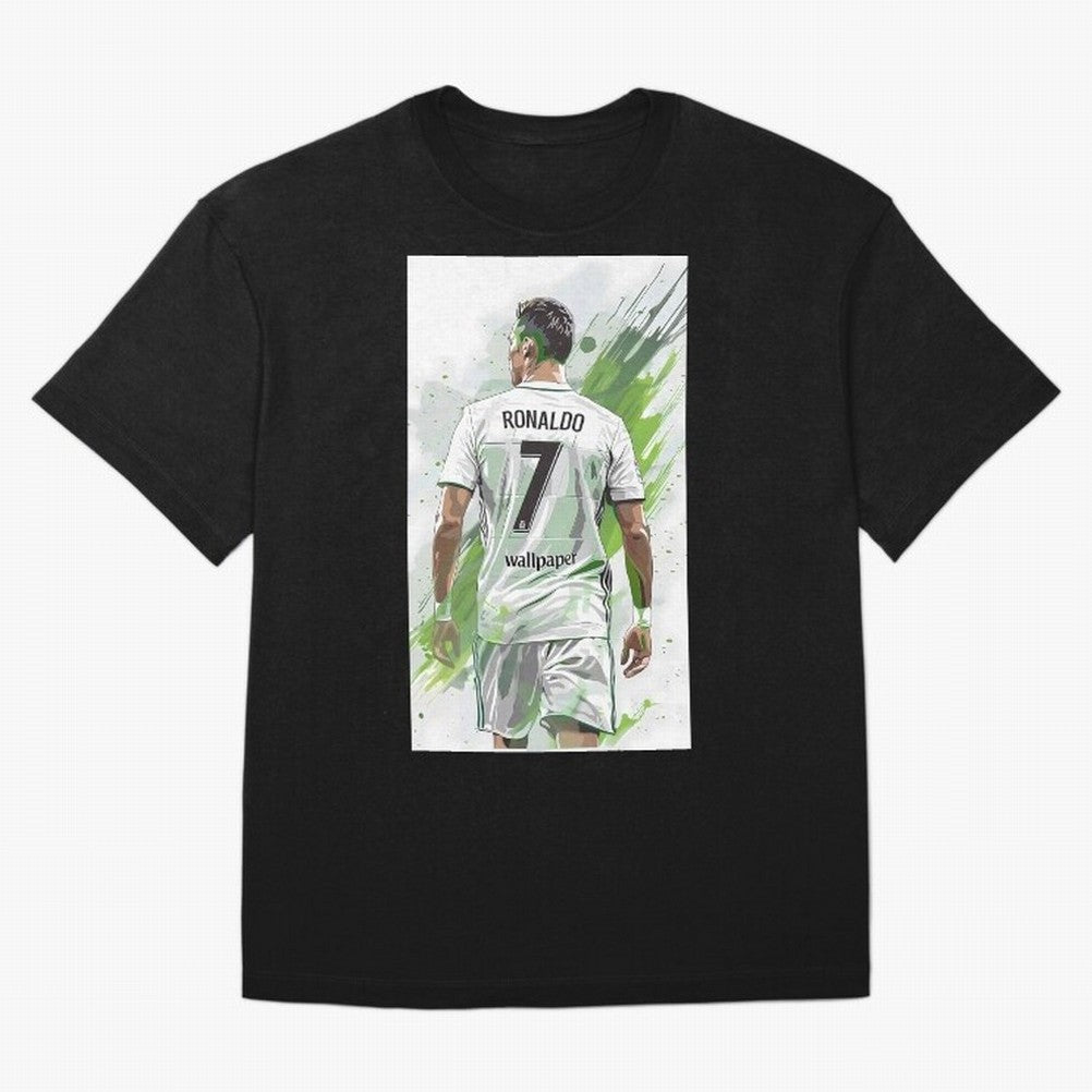 Ronaldo Oversized T-Shirt Bring a Vintage Feel to Global Football Passion for FIFA World Cup 2026 USA Canada Mexico, Connected to Cristiano Ronaldo, Germany, Tournament Hype, Historic Matchups, Family Viewing Parties and Global Sports Pride; Ideal