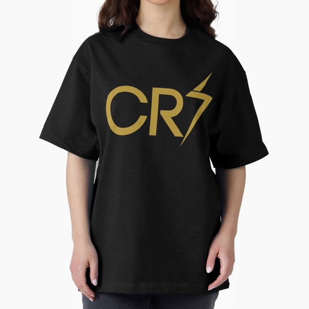 Christiano Ronaldo Oversized T-Shirt Follow the Road to Match Day Hype around FIFA World Cup 2026 USA Canada Mexico, CR7 and Messi, England and Germany, Soccer Culture, Superstar Moments, National Team Dreams and Competitive Fire; Ideal for
