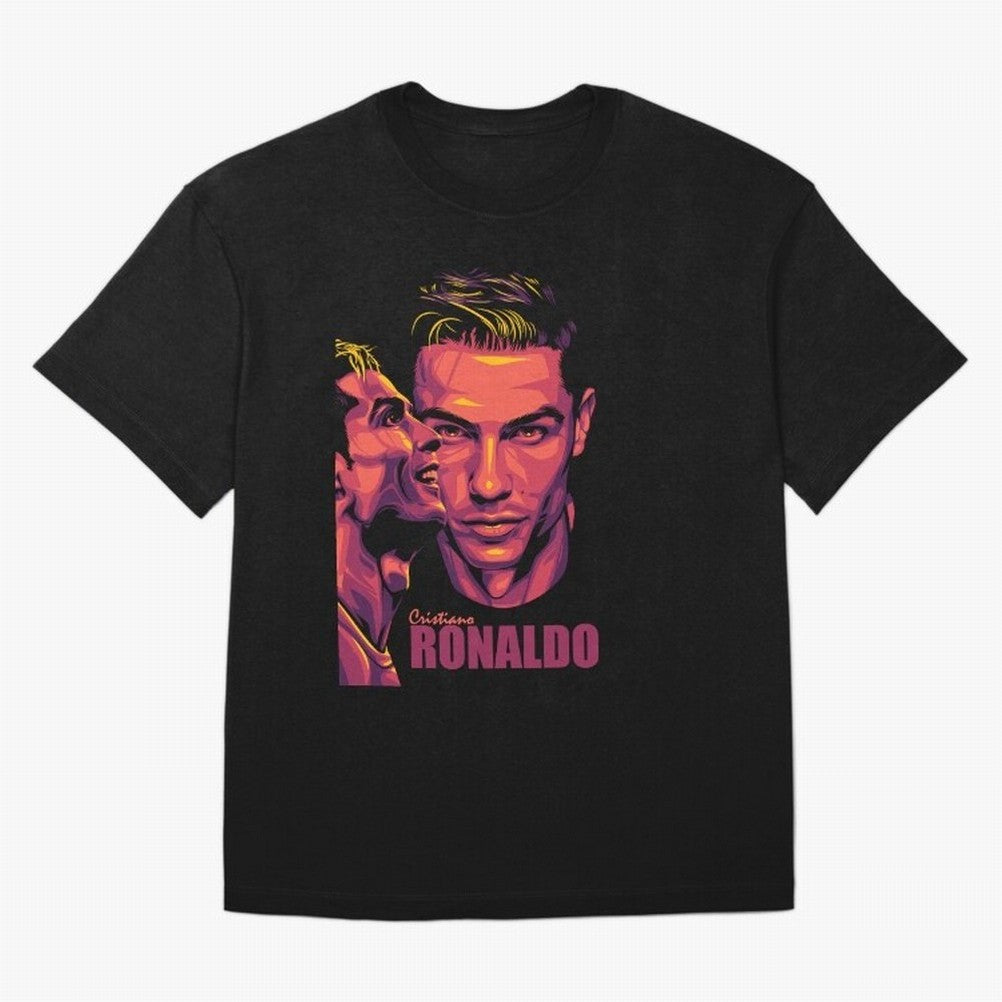 Cristiano Ronaldo Glow in the Dark Oversized T-Shirt Celebrate Every Goal in the FIFA World Cup 2026 Group Stage Journey through Neymar, Haaland and Cristiano Ronaldo Highlights, France and Portugal Pride, Football History, Final Match Energy,