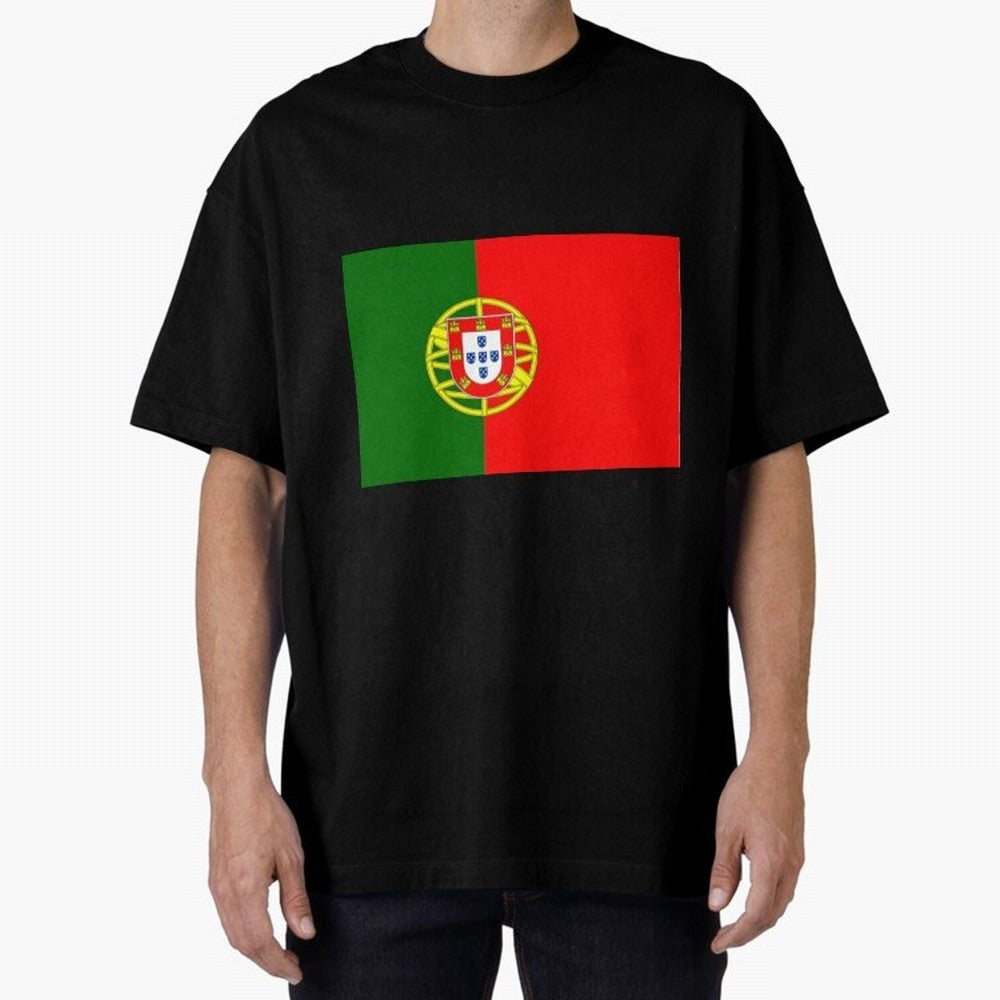 Viva Portugal Oversized T-Shirt Celebrate the Stars of the FIFA World Cup 2026 Journey through CR7 and Messi Highlights, Netherlands Pride, Championship Spirit, Famous Goals, Roaring Crowds and International Football Unity; Great for Supporters Who