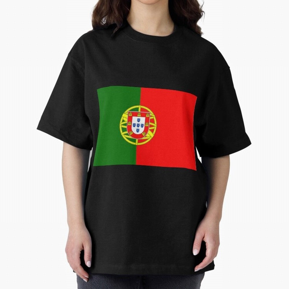 Viva Portugal Oversized T-Shirt Celebrate the Stars of the FIFA World Cup 2026 Journey through CR7 and Messi Highlights, Netherlands Pride, Championship Spirit, Famous Goals, Roaring Crowds and International Football Unity; Great for Supporters Who
