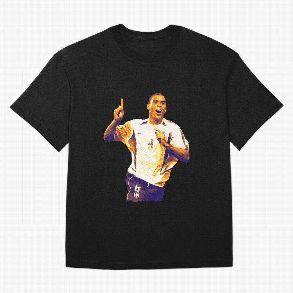 Ronaldo Naz¨¢rio brazil team Oversized T-Shirt Remember FIFA World Cup 2026 Group Stage for Fans of Messi, Neymar and Mbappe and Portugal, Spain and Germany, Bringing Football History, Final Match Energy, Crowd Noise and Once in a Lifetime Moments;