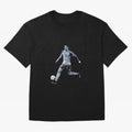 Soccer Football Art, Cristiano Ronaldo Oversized T-Shirt Bring a Vintage Feel to Match Day Hype around FIFA World Cup 2026 Group Stage, Haaland, England, Stadium Chants, National Pride, Trophy Dreams and Unforgettable Football Memories; Ideal for