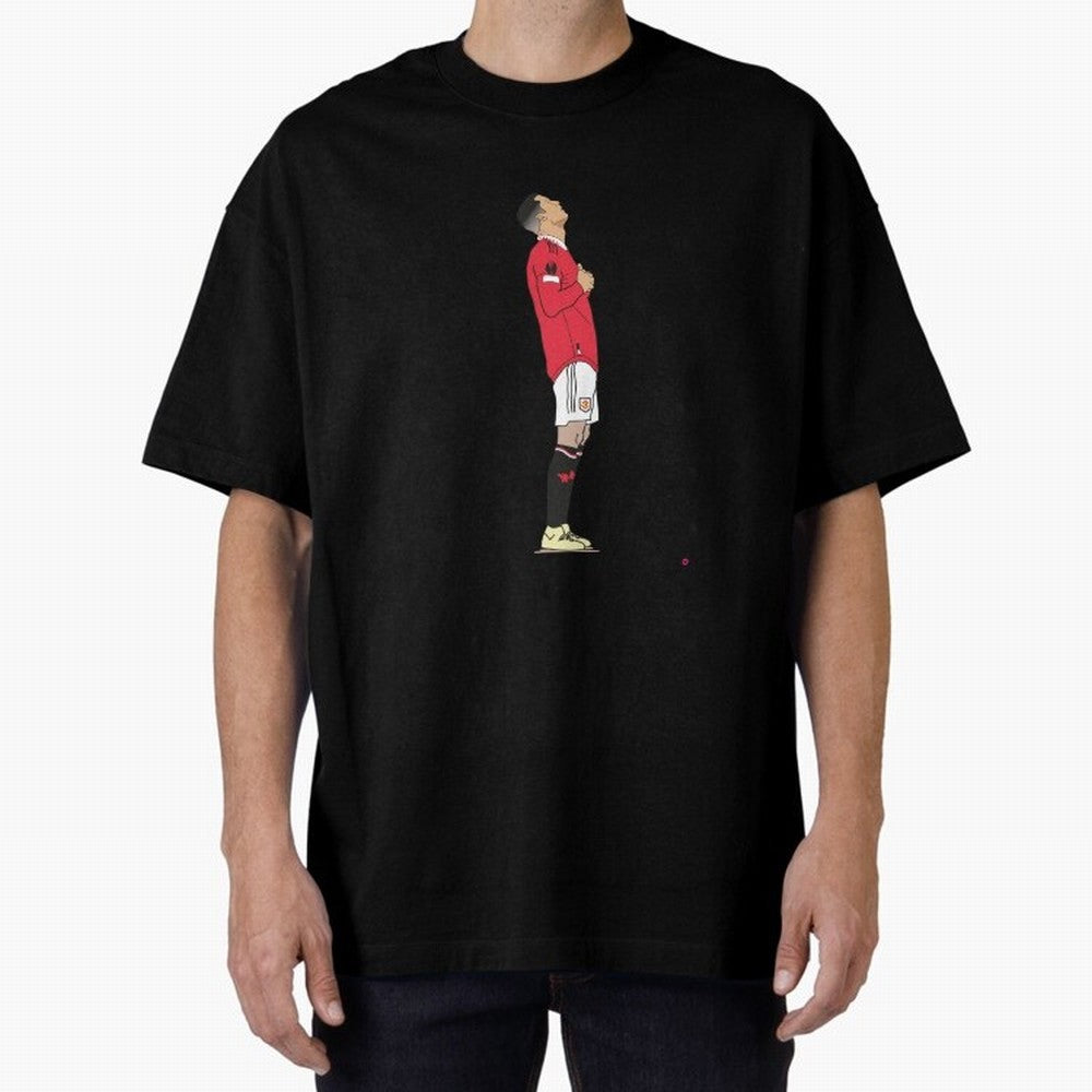 Ronaldo Pose Oversized T-Shirt Turn Football Passion into Global Football Passion for FIFA World Cup 2026, Featuring Neymar, Haaland and Cristiano Ronaldo, England, France and Netherlands, Stadium Chants, National Pride, Trophy Dreams and