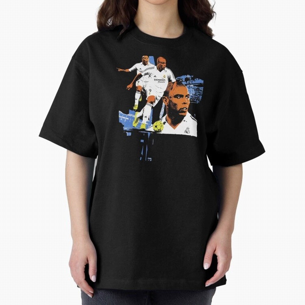 RonaldoO Fen?meno Vintage Football Bootleg Oversized T-Shirt Join FIFA World Cup 2026 Made for Haaland, England Energy, Football Festival Excitement, Trophy Ambitions, Country Rivalries and Star Player Buzz; Perfect for People Who Love Argentina,