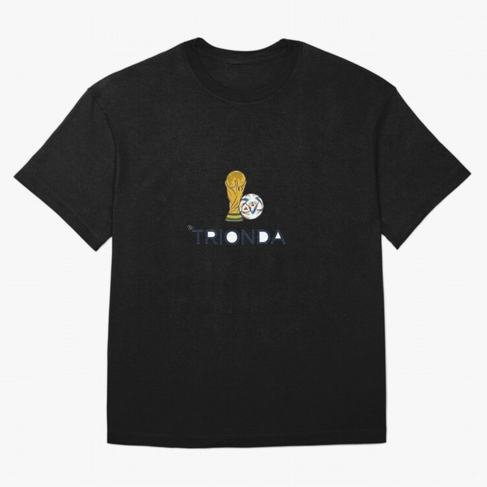 FIFA 2026 Oversized T-Shirt Follow the Final Road of Global Football Passion for FIFA World Cup 2026, Highlighting Mbappe and Neymar, France, Football Festival Excitement, Trophy Ambitions, Country Rivalries and Star Player Buzz; Great for
