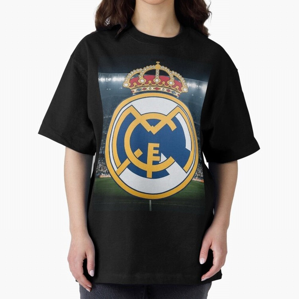 I love Madrid Oversized T-Shirt Fuel FIFA World Cup 2026 USA Canada Mexico Spirit, Celebrating Spain, Messi and Cristiano Ronaldo, Retro Football Energy, Iconic Rivalries, Trophy Chase Drama and Stadium Atmosphere; Great for Supporters Who Love