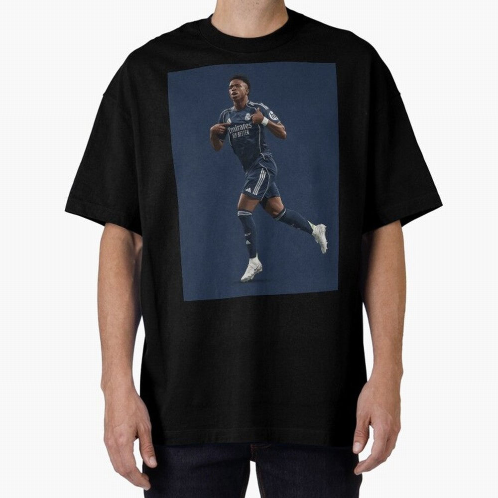 Vini Oversized T-Shirt Celebrate Supporters United by FIFA World Cup 2026 USA Canada Mexico Connected to Mbappe, England and Germany Energy, Soccer Culture, Superstar Moments, National Team Dreams and Competitive Fire; Ideal for Fans Who Follow