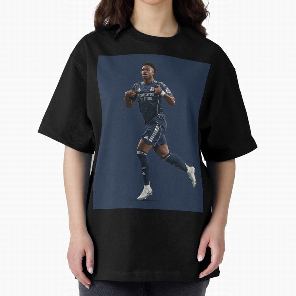 Vini Oversized T-Shirt Celebrate Supporters United by FIFA World Cup 2026 USA Canada Mexico Connected to Mbappe, England and Germany Energy, Soccer Culture, Superstar Moments, National Team Dreams and Competitive Fire; Ideal for Fans Who Follow