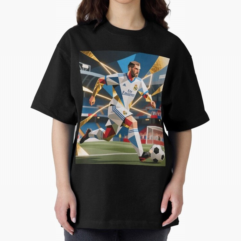 Madridistas Oversized T-Shirt Feel FIFA World Cup 2026 USA Canada Mexico for Fans of Mbappe and Netherlands, Bringing Football History, Final Match Energy, Crowd Noise and Once in a Lifetime Moments; Ideal for Passionate Fans Who Love Underdog